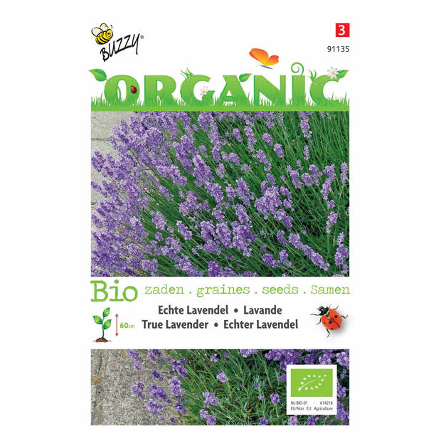 5 stuks Organic Lavendel (Skal 14275)