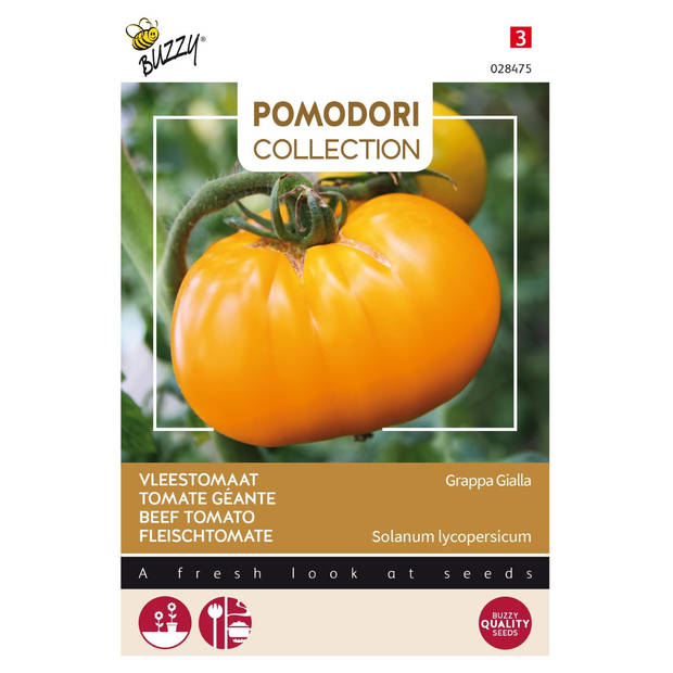 3 stuks Pomodori grappa gialla