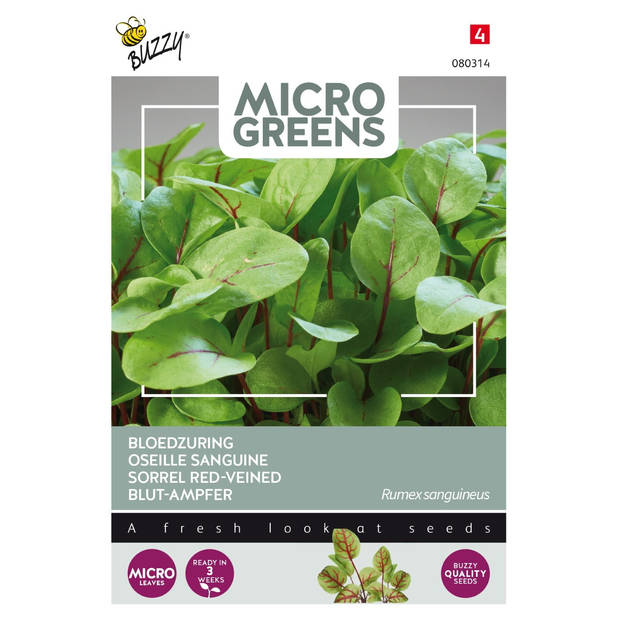 5 stuks Microgreens Bloedzuring