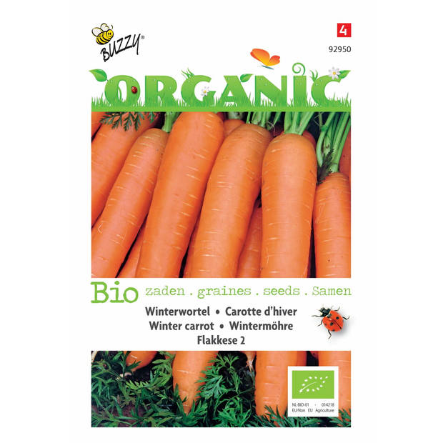 5 stuks Organic Winterwortelen Flakkeese (Skal 14725)