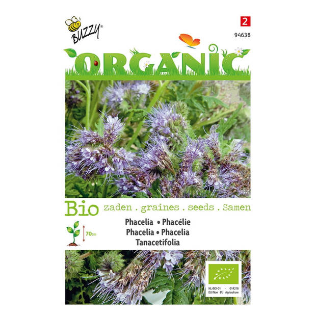 5 stuks Organic Phacelia (BIO)