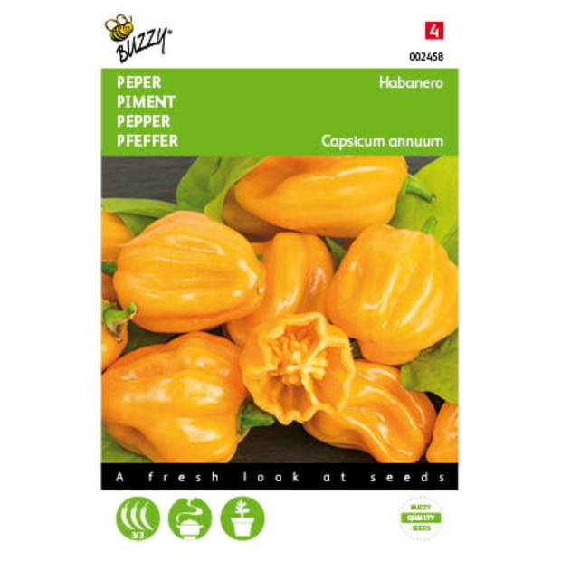 5 stuks Peper Habanero oranje Tuinplus