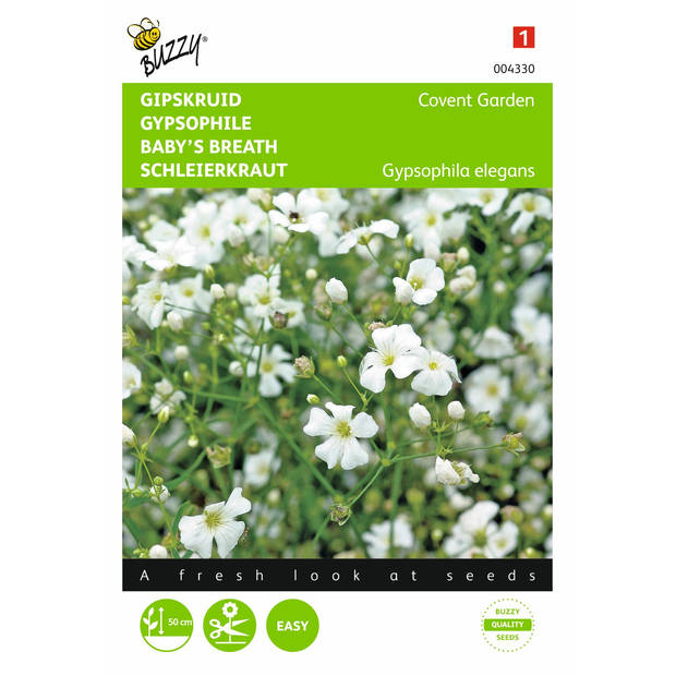 2 stuks Gypsophila Covent Garden Grootbl. Wit