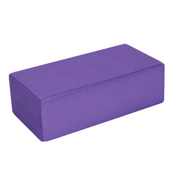 Fitness-Mad yogablok 22 x 11 x 7 cm EVA foam paars