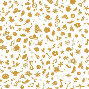 RoomMates behang Peel and Stick Disney Icons 503 cm vinyl goud