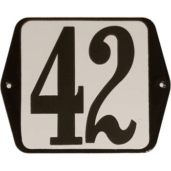 Huisnummer standaard nummer 42