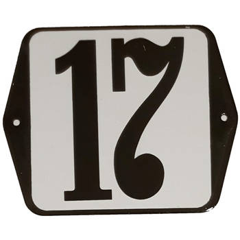 Huisnummer standaard nummer 17