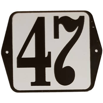 Huisnummer standaard nummer 47