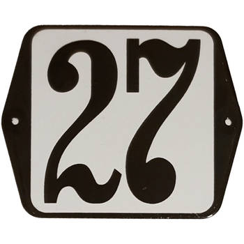 Huisnummer standaard nummer 27