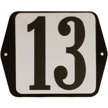 Huisnummer standaard nummer 13