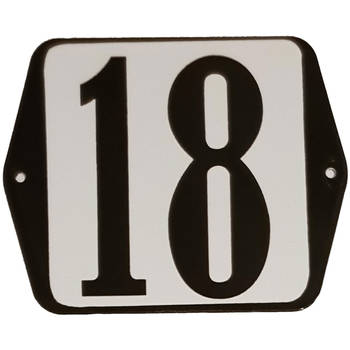 Huisnummer standaard nummer 18