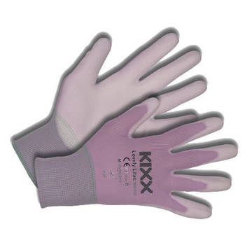 KIXX - Tuinhandschoen Lovely Lilac maat M ofwel 8