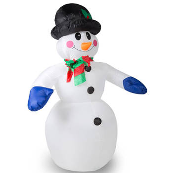 Opblaasbare sneeuwman, sneeuwpop 240cm, Kerst