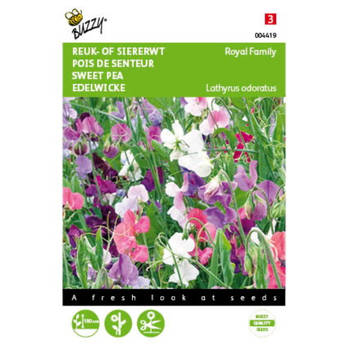 2 stuks Lathyrus odoratus Royal Family Gem.