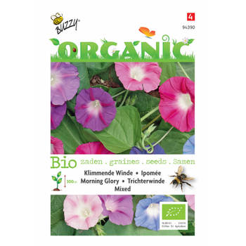 5 stuks Organic Ipomoea purpurea mix (Skal 14275)
