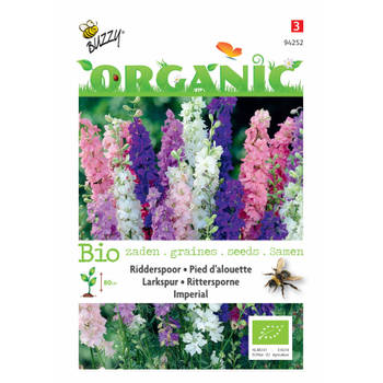 5 stuks Organic Delphinium Imperial gemengd (Skal 14725) Tuinplus