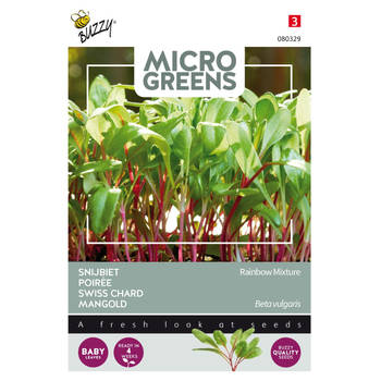 5 stuks Microgreens Snijbiet gemengd
