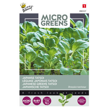 5 stuks Microgreens Tatsoi