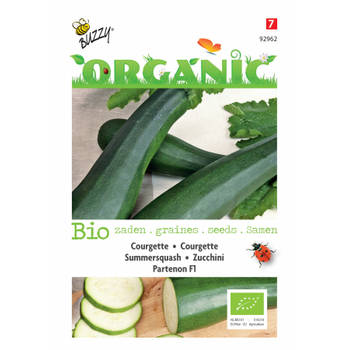 5 stuks Organic Courgette Partenon F1 (Skal 14725) Tuinplus