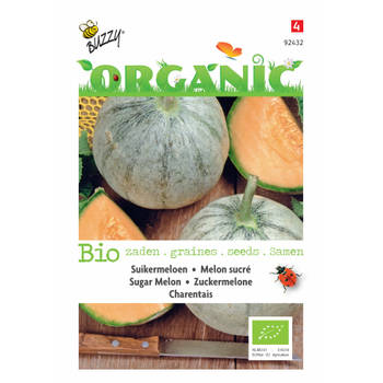 5 stuks Organic Meloenen Charentais (Skal 14725)