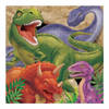 Witbaard servetten dino jongens 33 x 33 cm papier groen 16 stuks