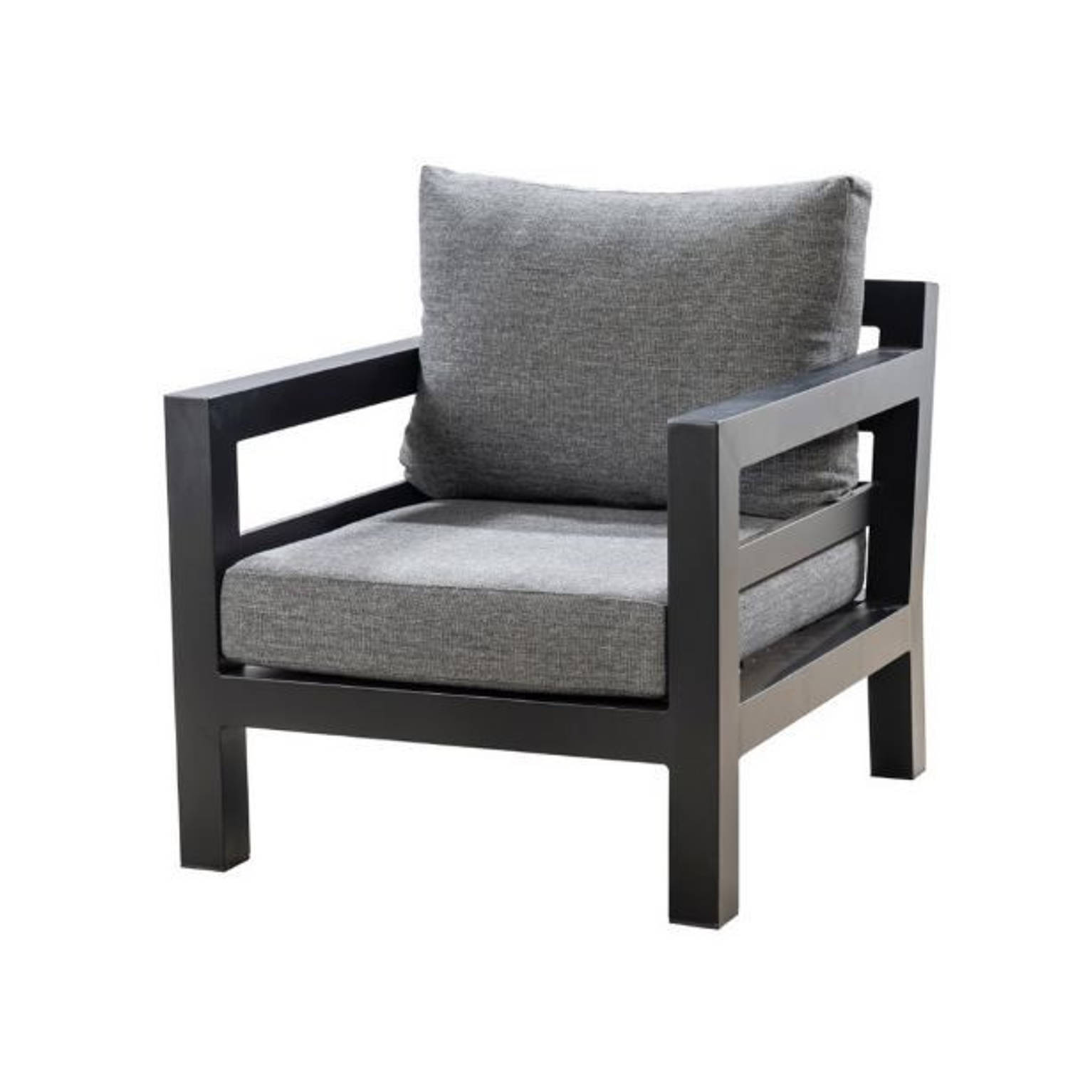 Yoi - Midori lounge chair alu black/panther black