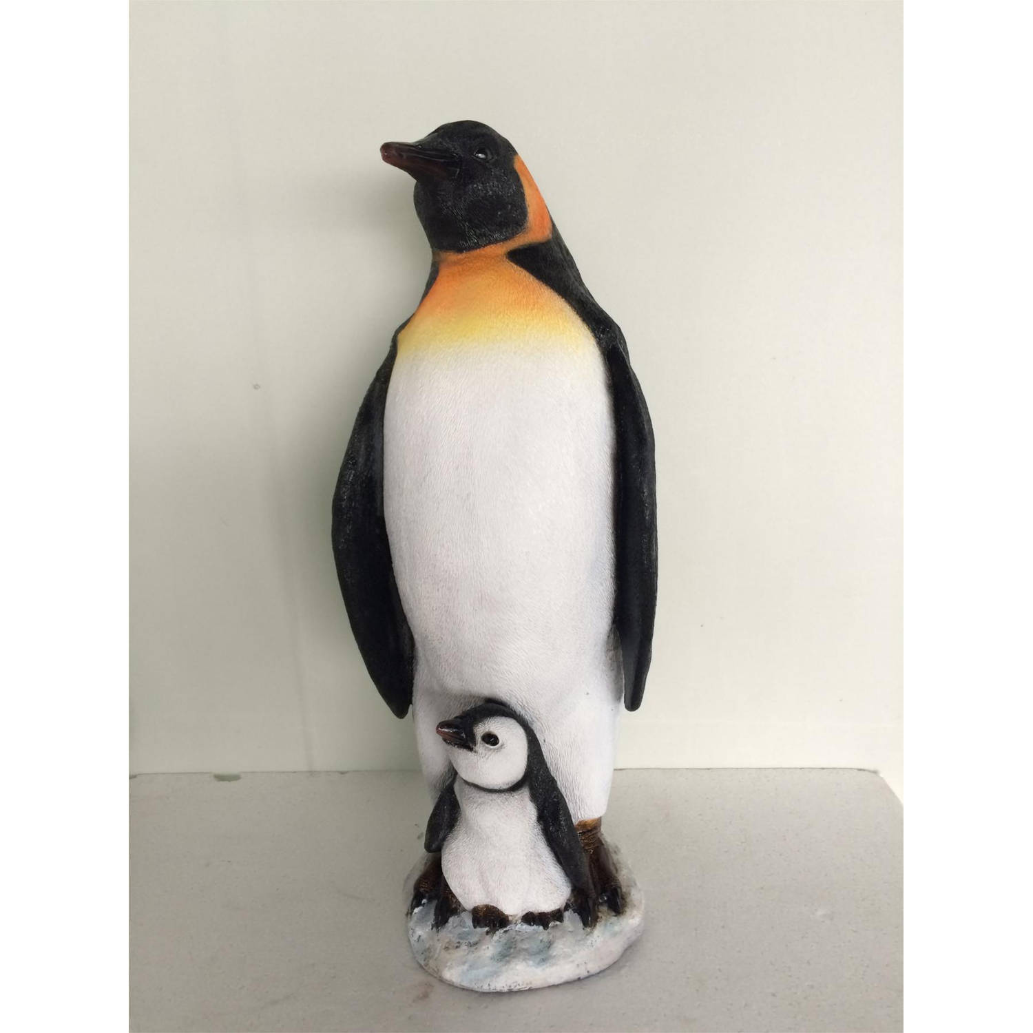 Farmwood Animals - Pinguin koningspinguin met jong 21x21x54 cm