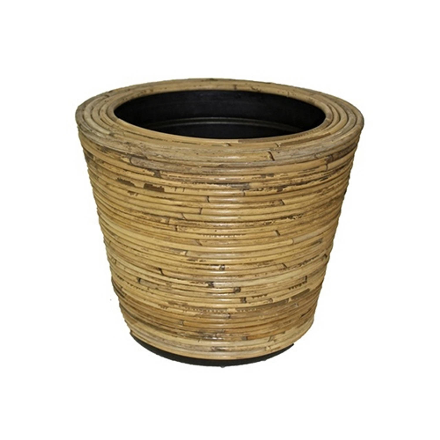 Van der Leeden - Drypot Round Stripe Grey - diameter 32x23 cm