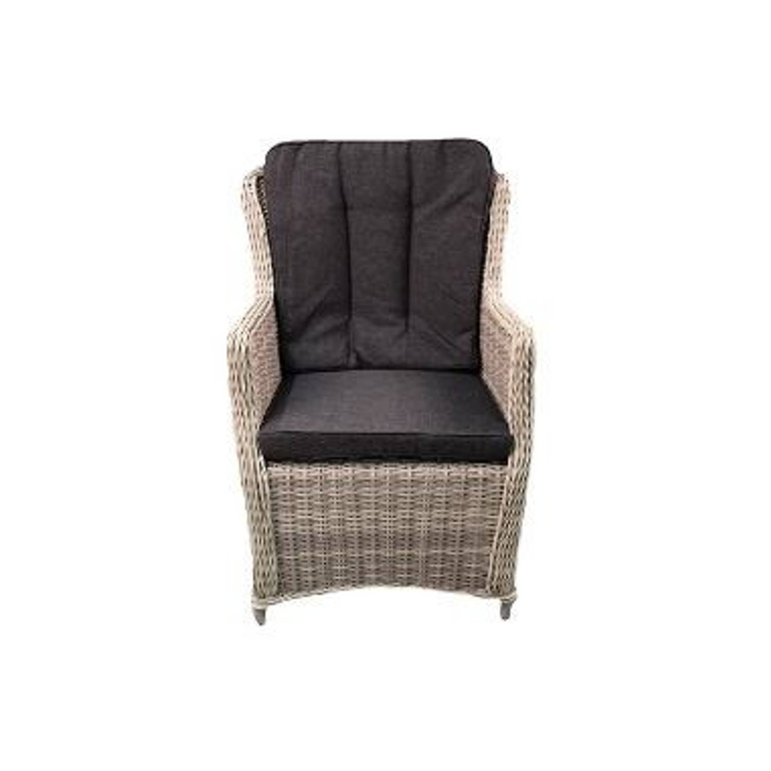 OWN - Canossa Dining stoel incl handgreep Wicker HM15 off white - stof 239