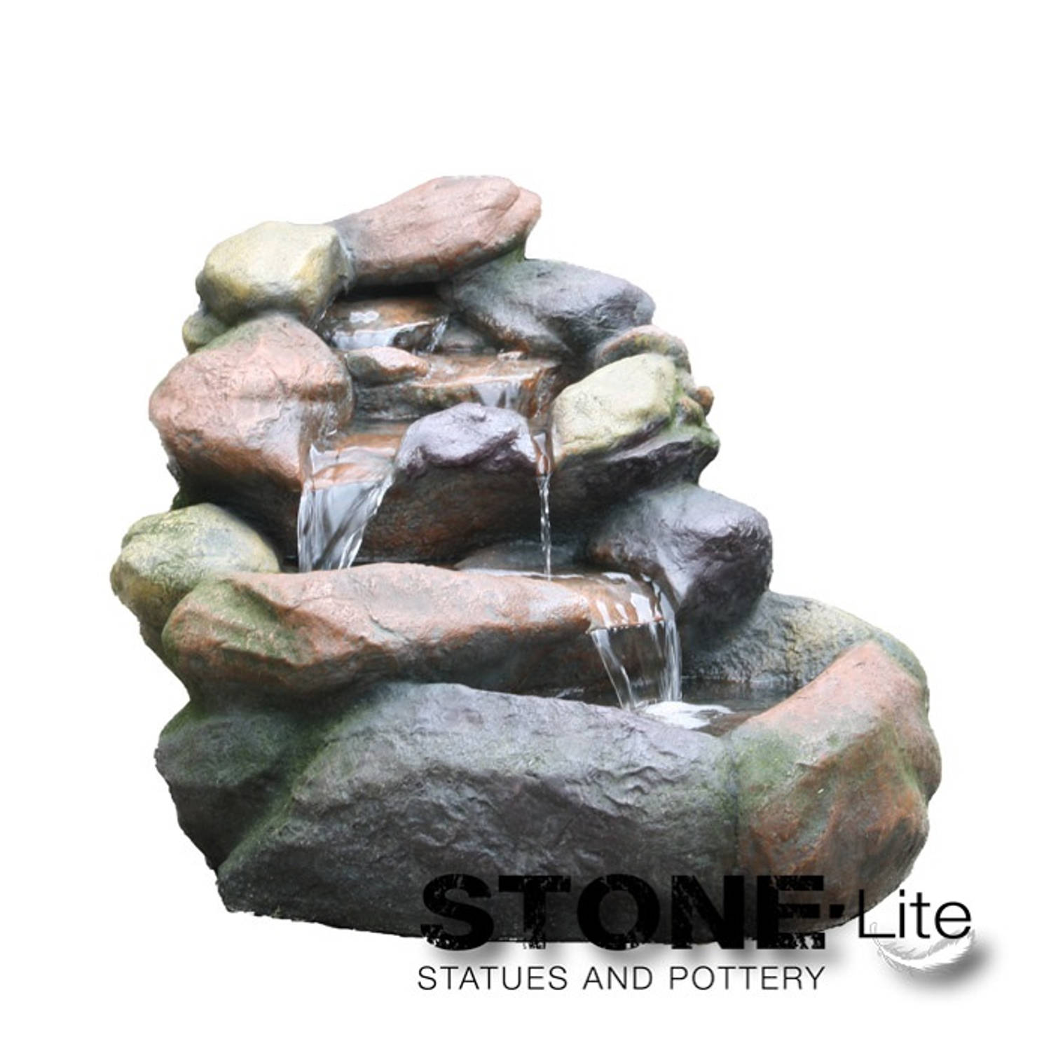 stonE'lite - Fontein polyresin l57b43h48 cm Stone-Lite