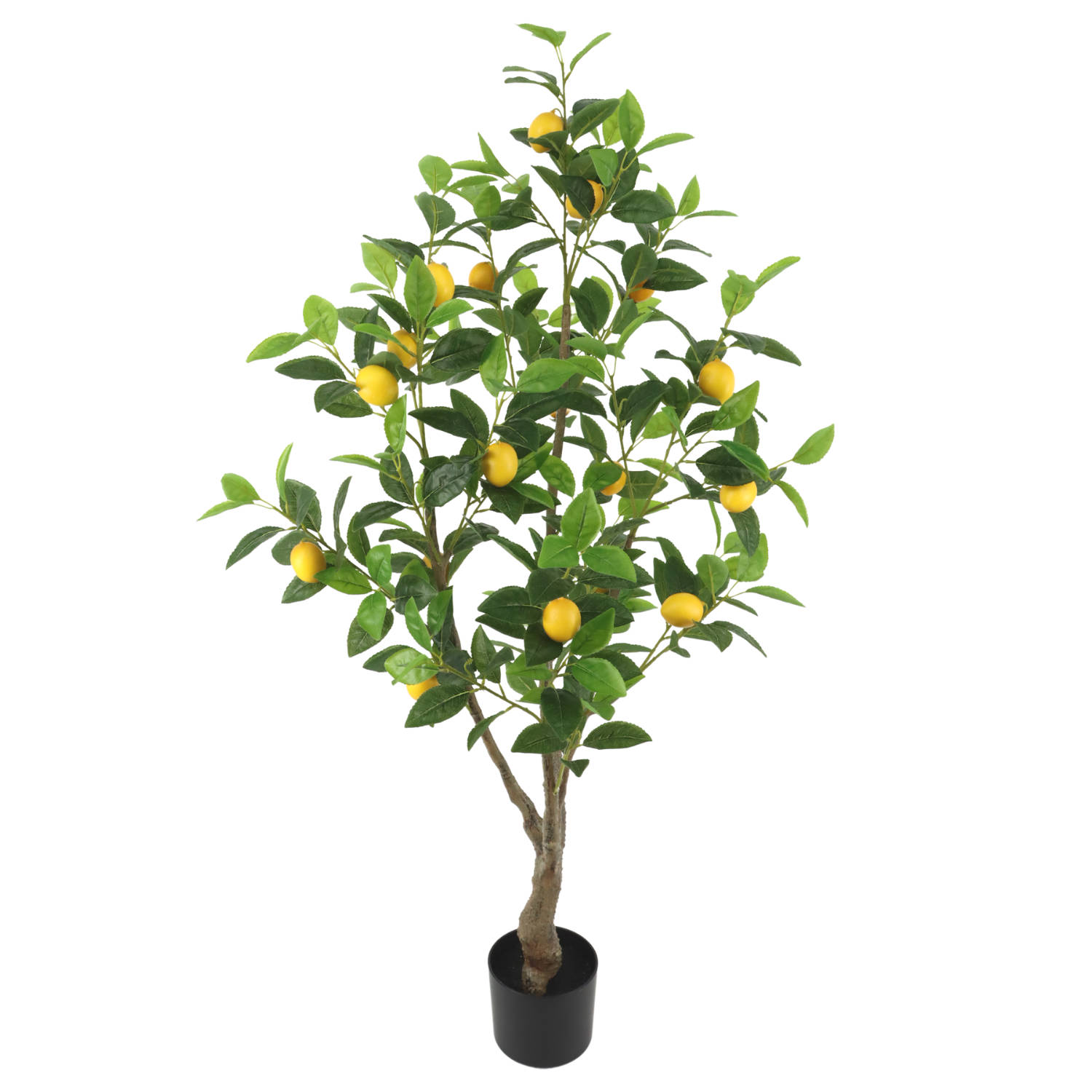 Kunst Citroenboom 130cm | Kunstplant voor binnen | Kunst Fruitboom | Citroen kunstplant