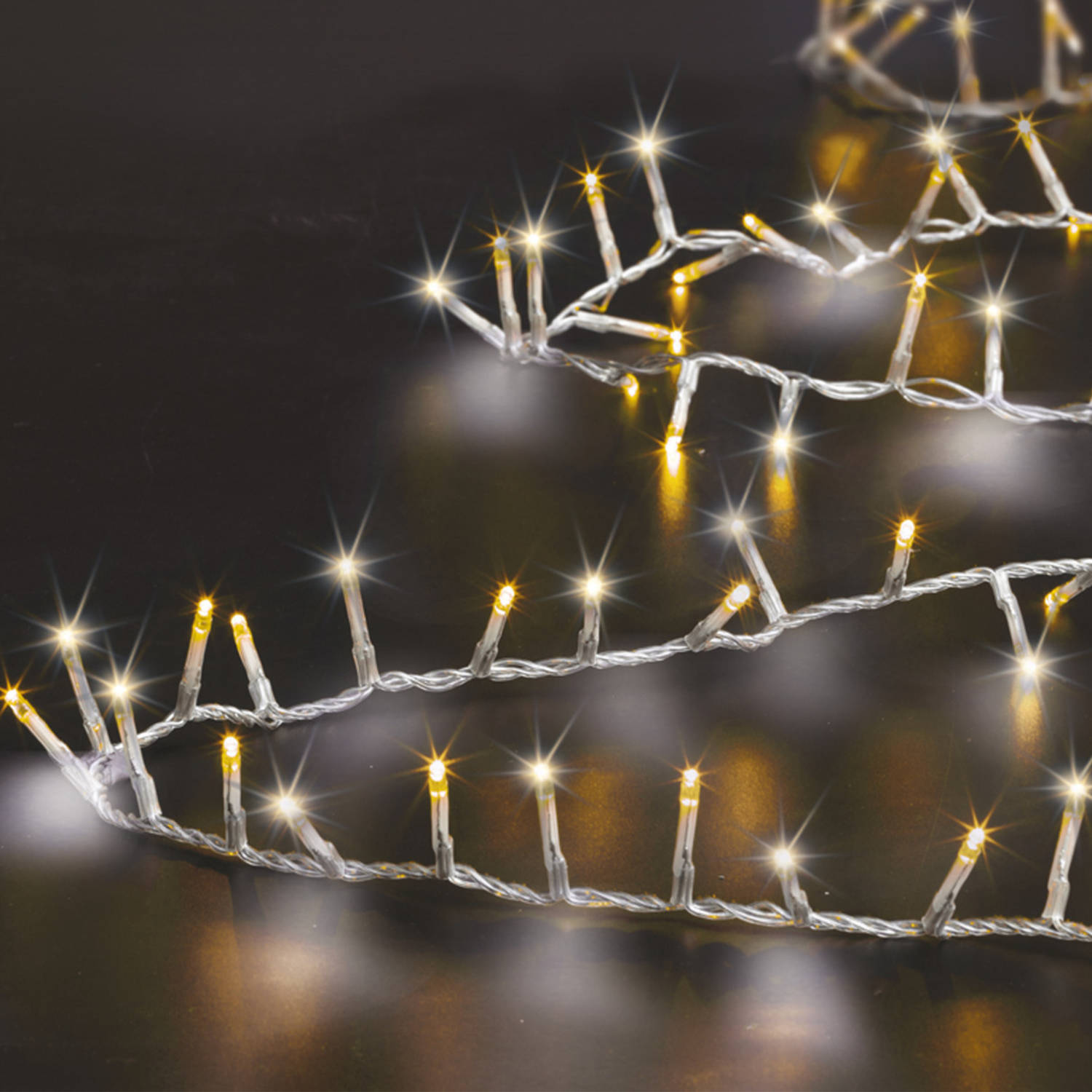 Feeric lights and christmas clusterlichtjes helder wit -1875cm -750 leds Kerstverlichting kerstboom