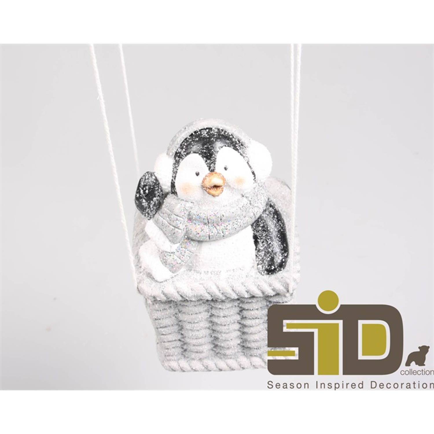 SID - Pinguin in luchtballon l26b18 cm