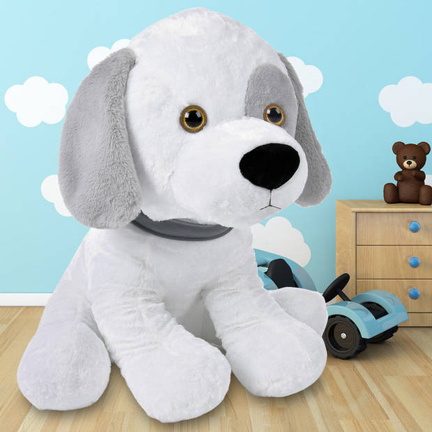 Knuffeldier hond 58 cm