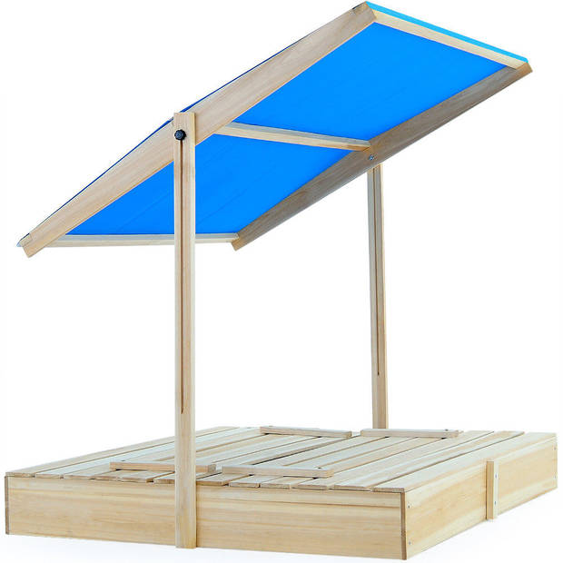 Spielwerk- Zandbak, zonnedak, zitbanken, verstelbaardak, kantelbaar dak