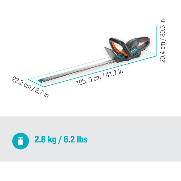 Gardena - Accuheggenschaar ComfortCut 60/18V P4A solo