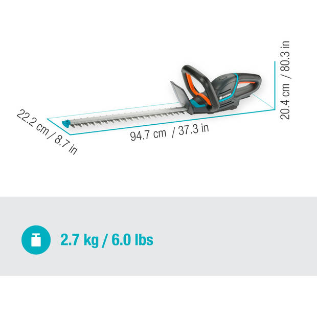 Gardena - Accuheggenschaar ComfortCut 50/18V P4A solo