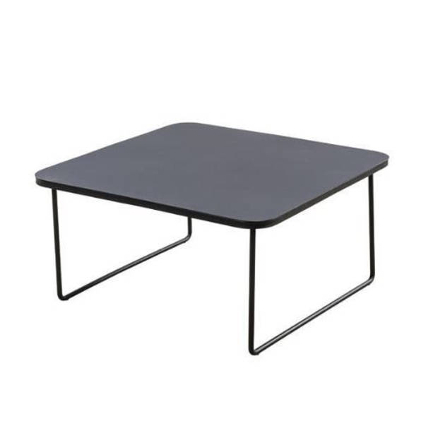 Yoi - Taiyo coffee table 78x78x40cm. alu black