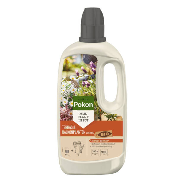 Bio Terras & Balkon planten voeding 1000ml Pokon