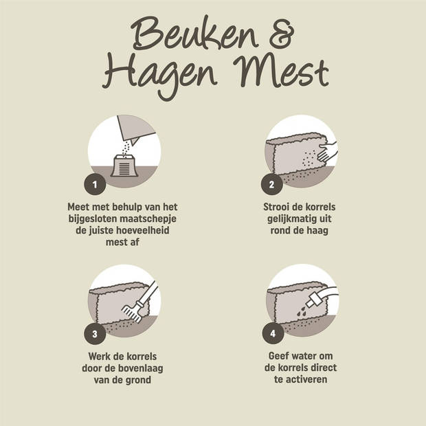 Beuken & Hagen Voeding 2,5 kg