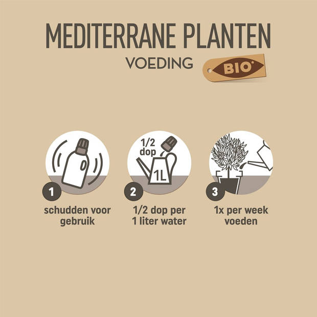 Bio Mediterrane Planten Voeding 500ml