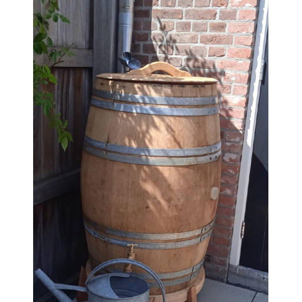 Warentuin Collection - Eikenhouten regenton 200 Liter met accessoires