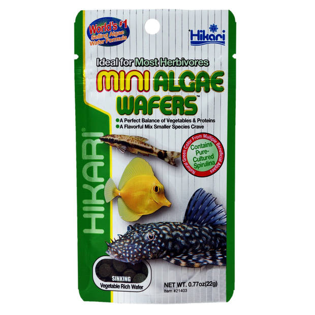 Hikari - MINI ALGAE WAFERS 22 GRAM