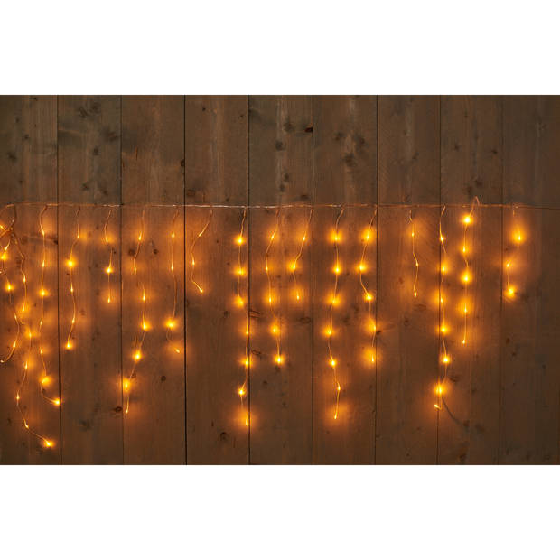 Anna's Collection Ijspegelverlichting - warm wit - 180 x 70 cm -90 led - Lichtsnoeren