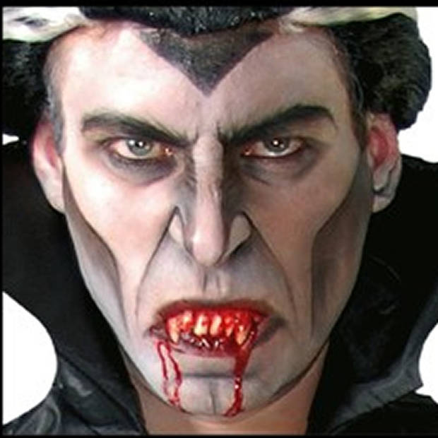 Fiestas Vampier tanden - volwassenen - kunstgebit - Halloween/Horror thema&nbsp;- Dracula - Verkleedattributen