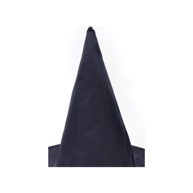 RubiesA Verkleed heksenhoed - zwart - voor volwassenen - Halloween hoofddeksels - Verkleedhoofddeksels