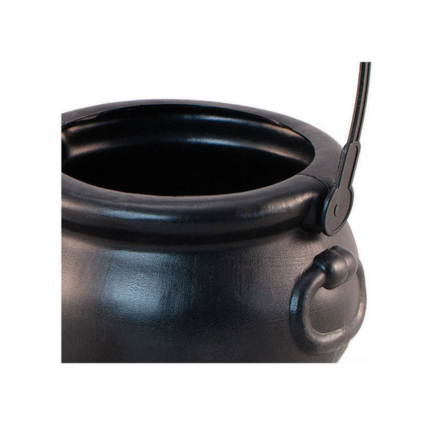 Rubies Heksenketeltje/kookpotje - zwart - D15 x H13 cm - Feestdecoratievoorwerp