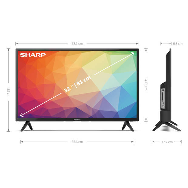 Sharp Aquos 32FG2EA – 32 inch HD-Ready Android TV