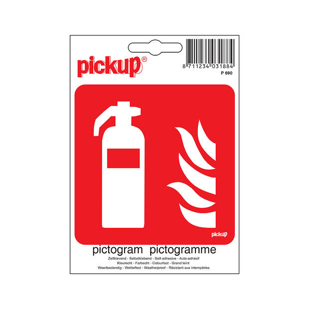 Pickup - Pictogram 10x10cm Brandblusapparaat