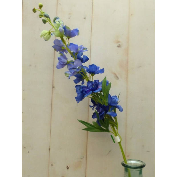 Warentuin Mix - Kunstridderspoor delphinium groot op steker blauw